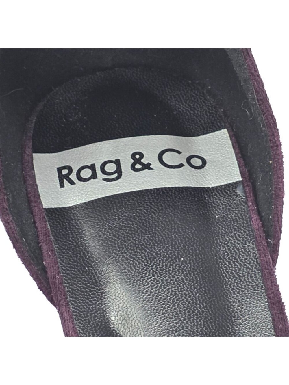 Rag & Co Regalia Womens Purple Rhinestone Ankle Strap High Heel Sandals Size 10 - Picture 5 of 8